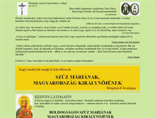 Tablet Screenshot of katolikus-honlap.hu